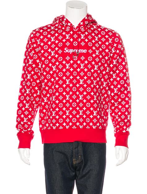 supreme louis vuitton crewneck|Louis Vuitton pullover hoodie.